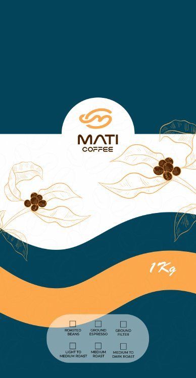 MATI Coffee pack, front